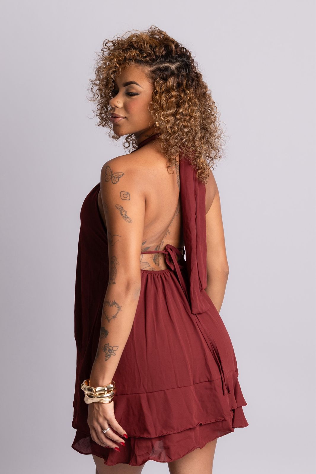 Vestido Curto Larguinho